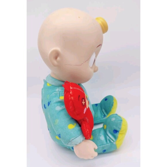 Cocomelon Musical Bedtime JJ Doll Plush singing Toy Doll Cute Baby W/ Teddy Bear - Picture 5 of 8